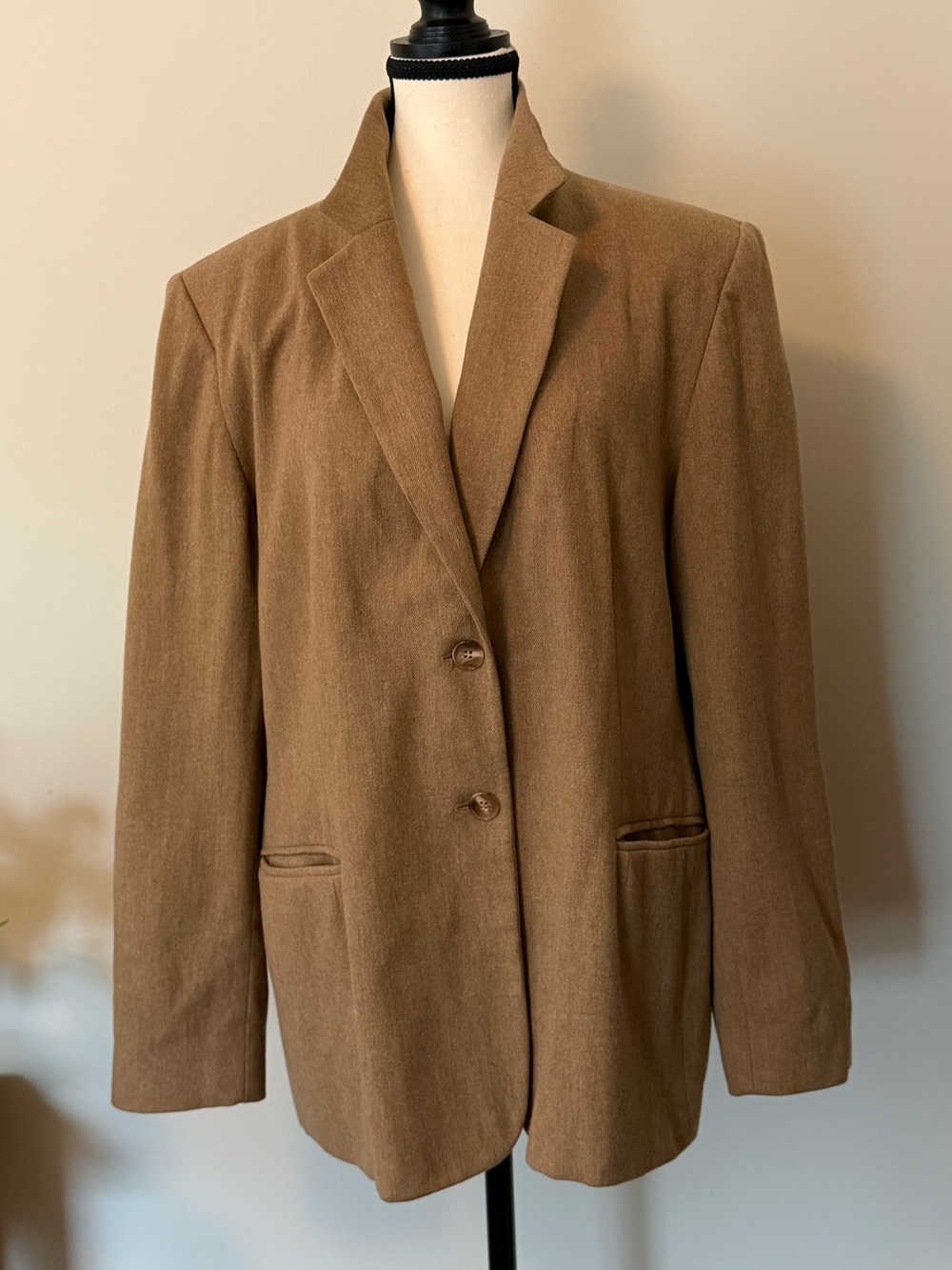 Pendleton Tan Brown Wool Blazer Jacket